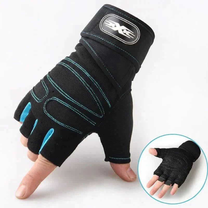 Luvas de ginásio PowerGrip — Proteção contra impactos e suporte para os pulsos