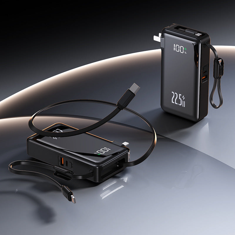 22500mAh powerbank — hurtig opladning, indbygget digitalt display