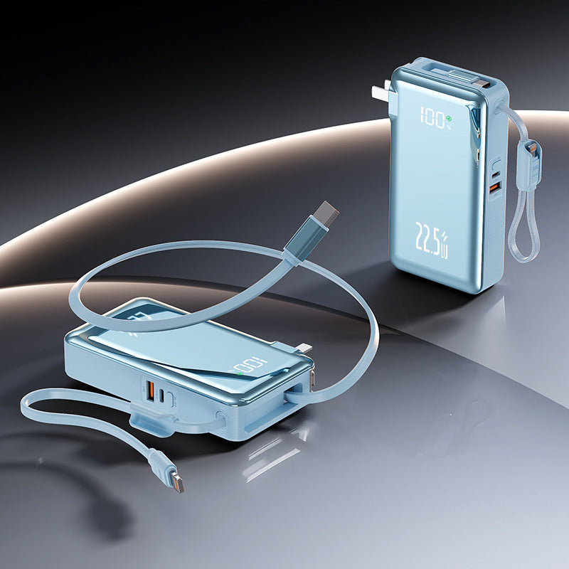 22500mAh powerbank — hurtig opladning, indbygget digitalt display