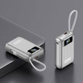 Chargeur portable compact — capacité de 10000mAh, écran LCD, charge rapide USB