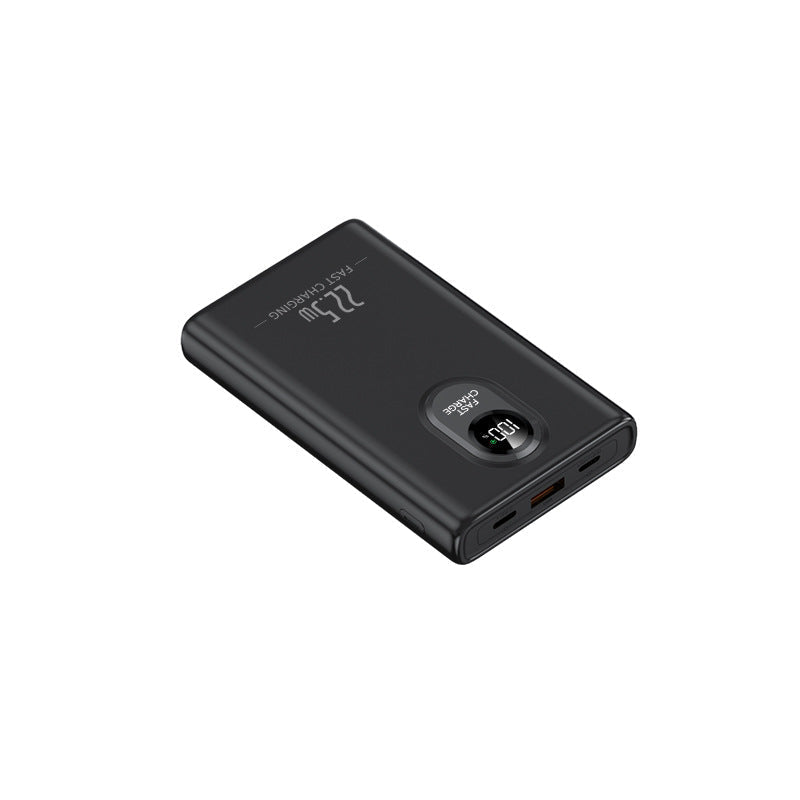 Hurtigladende powerbank — smart display, strømlinjeformet bærbart design