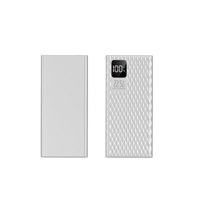 Hurtigladende powerbank — smart display, strømlinjeformet bærbart design