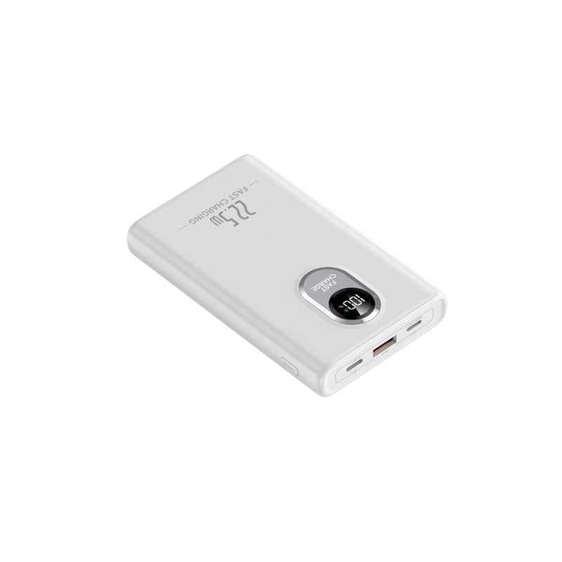 Hurtigladende powerbank — smart display, strømlinjeformet bærbart design