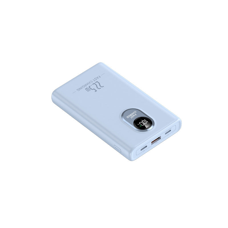Hurtigladende powerbank — smart display, strømlinjeformet bærbart design