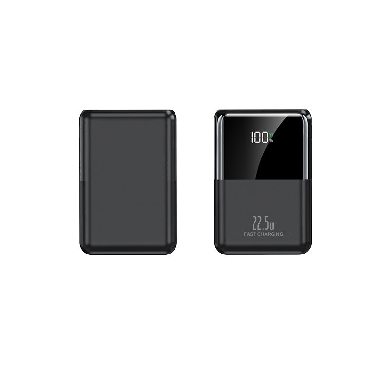 Kompakt powerbank på 22.5 W — hurtiglading, LCD-display, bærbar lader med høy ytelse