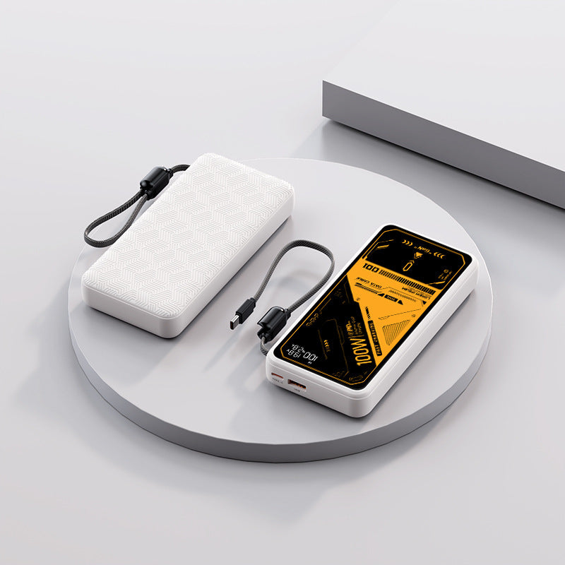 Powerbanka — rychlé nabíjení, LED displej, kompatibilní s iPhonem a Androidem