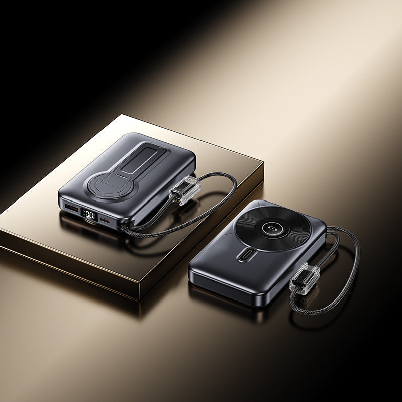 Powerbank – innebygd ladeport, LCD-display, rask lading av flere enheter