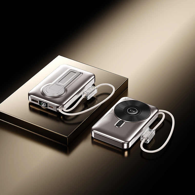 Powerbank – innebygd ladeport, LCD-display, rask lading av flere enheter