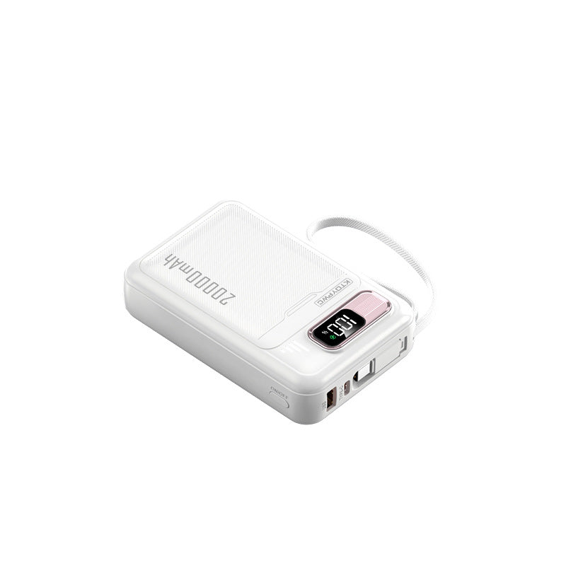 Power Bank — Dual USB Ports, Fast Charging, LCD Display