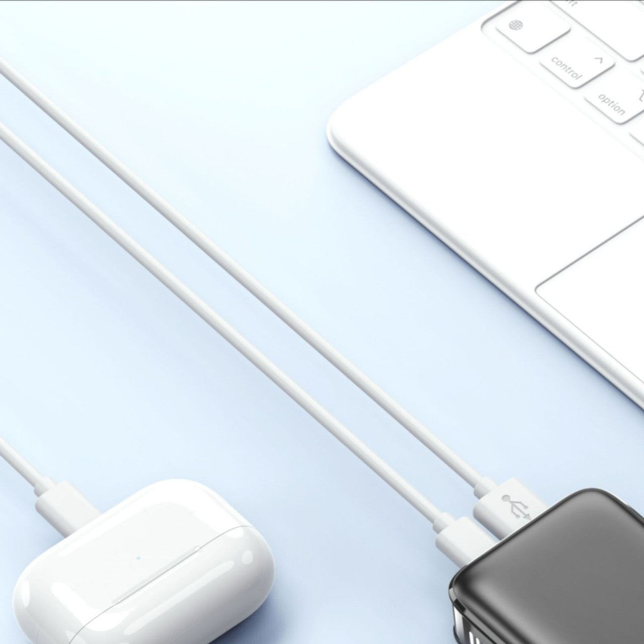 Portable Power Bank — LED Screen, USB-C Fast Charging