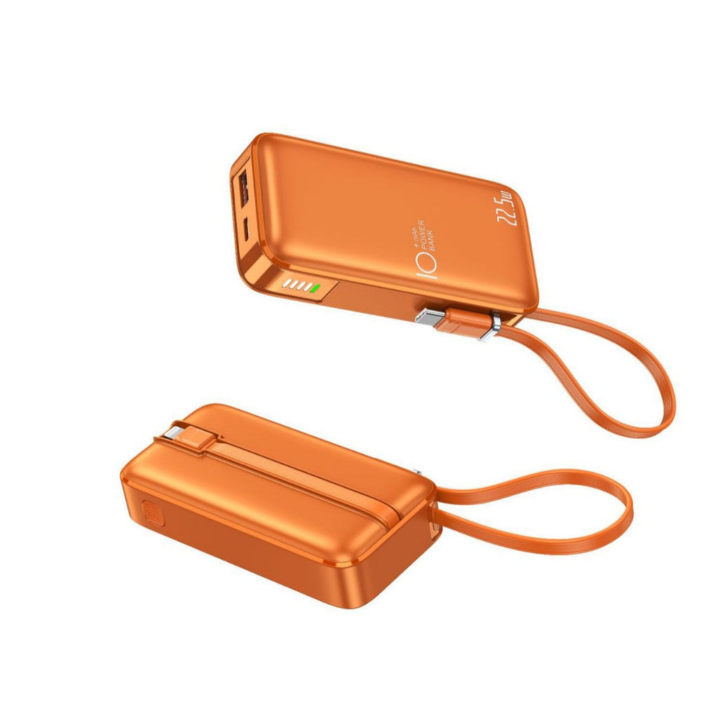 Portable Power Bank — LED Screen, USB-C Fast Charging