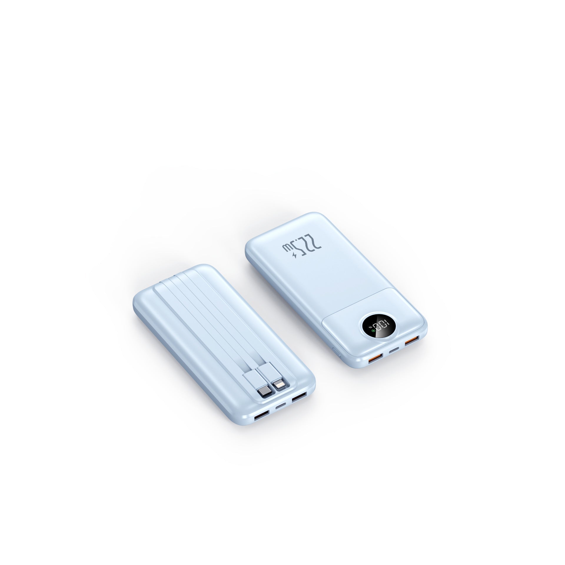 10000mAh Power Bank — USB-C Fast Charging, Digital Display