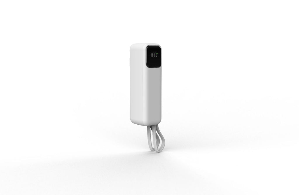 Batterie externe à recharge sans fil — chargeur de batterie portable avec écran LCD intégré