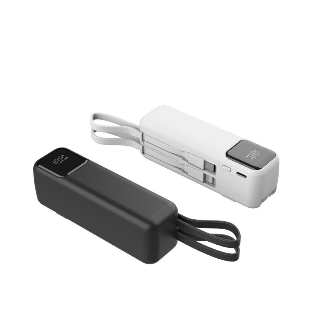 Batterie externe à recharge sans fil — chargeur de batterie portable avec écran LCD intégré