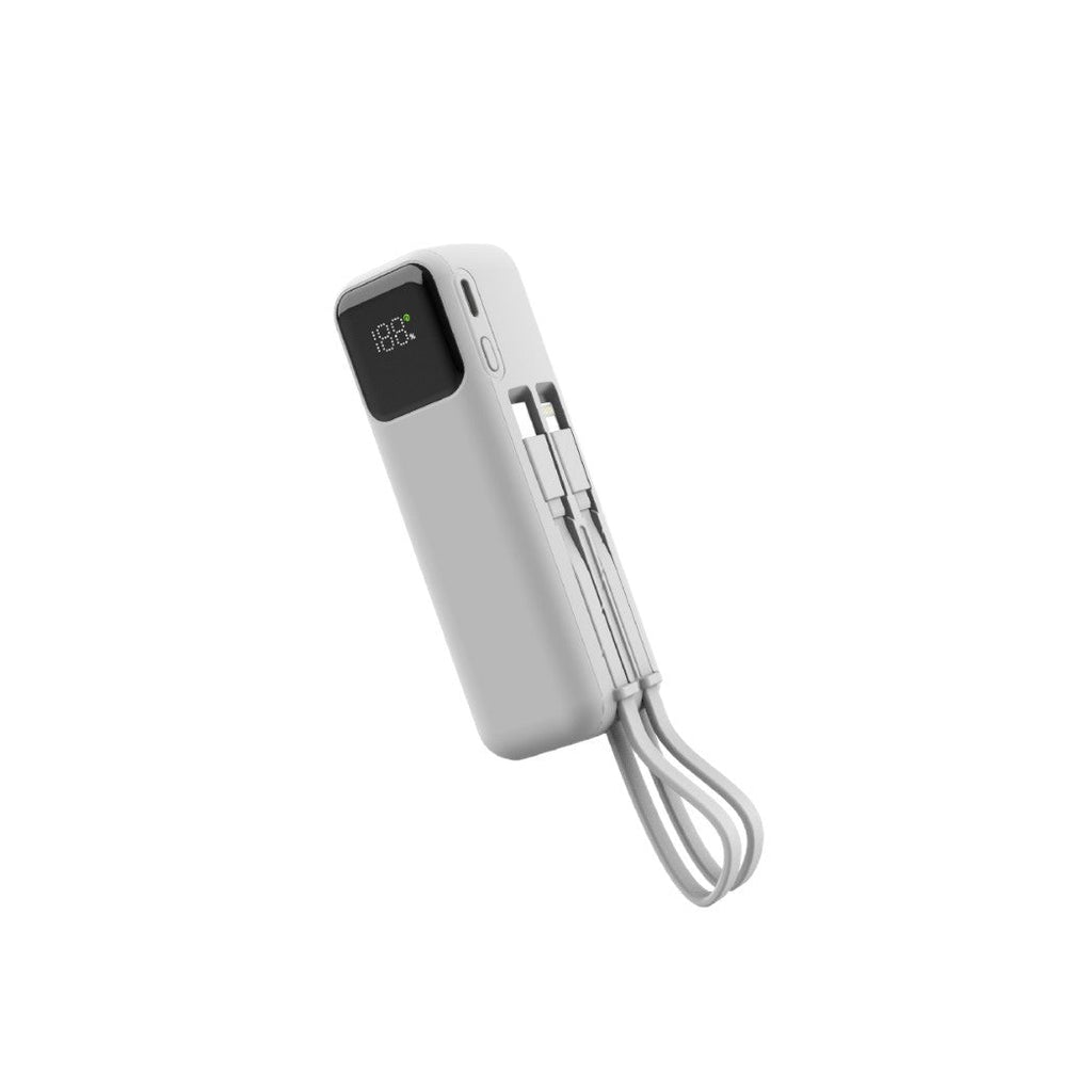 Batterie externe à recharge sans fil — chargeur de batterie portable avec écran LCD intégré