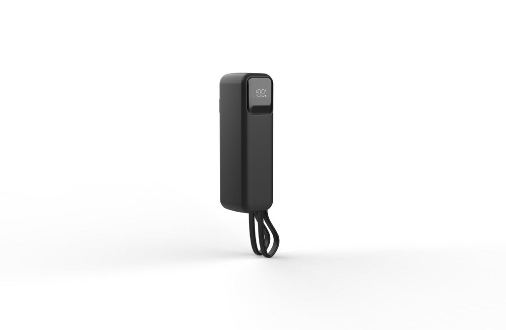 Batterie externe à recharge sans fil — chargeur de batterie portable avec écran LCD intégré