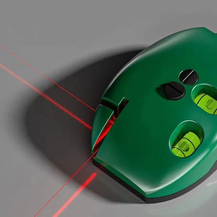 Outil d’alignement laser de précision — double faisceau, précision à 90°