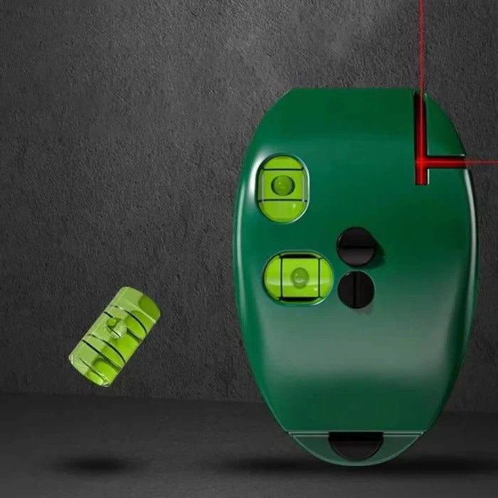 Outil d’alignement laser de précision — double faisceau, précision à 90°