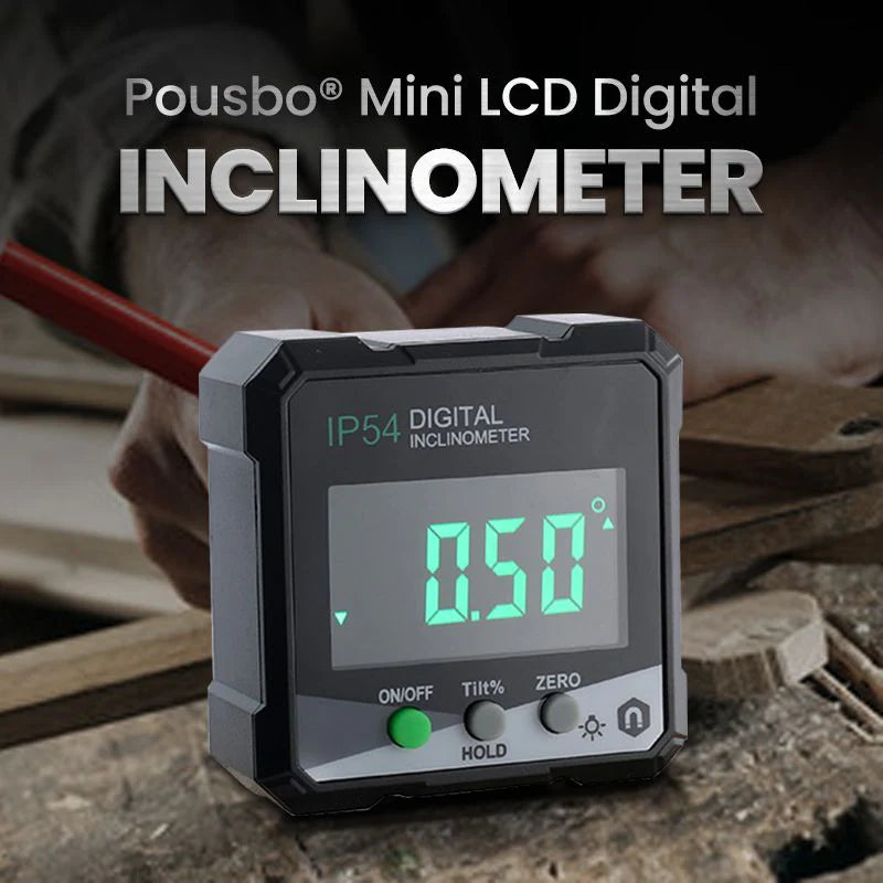 Přesná laserová vodováha - magnetický držák, integrovaný LCD displej, přesná kalibrace úhlu