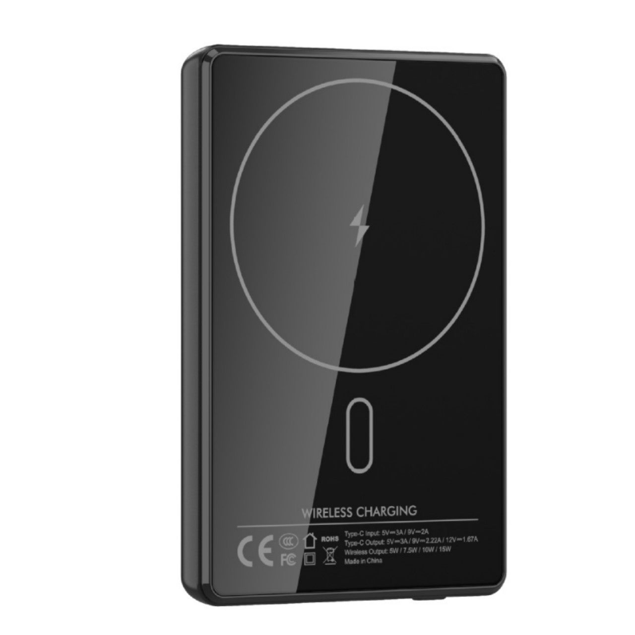 Baterie externă Precision de 5000 mAh — afișaj LED, încărcare rapidă, design portabil