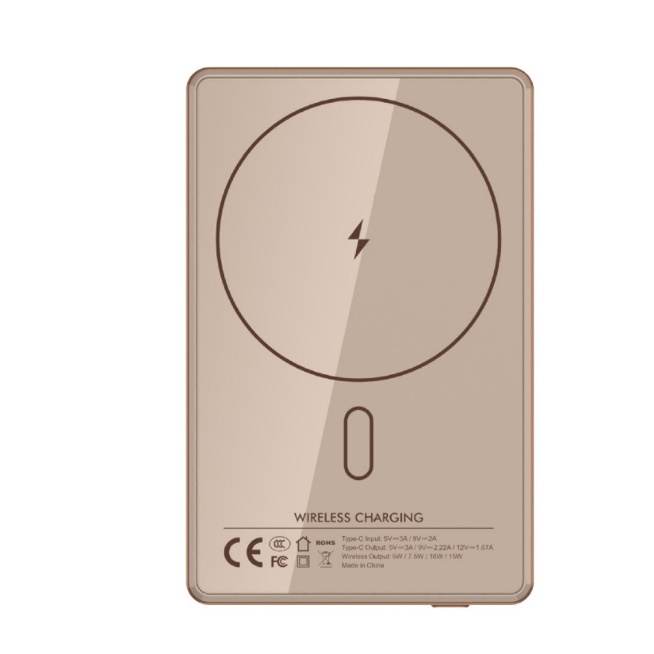 Baterie externă Precision de 5000 mAh — afișaj LED, încărcare rapidă, design portabil