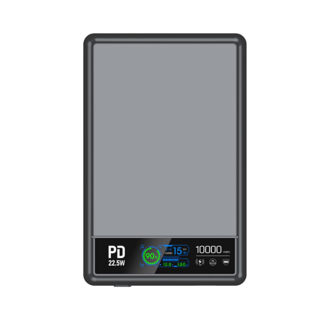 Baterie externă Precision de 5000 mAh — afișaj LED, încărcare rapidă, design portabil