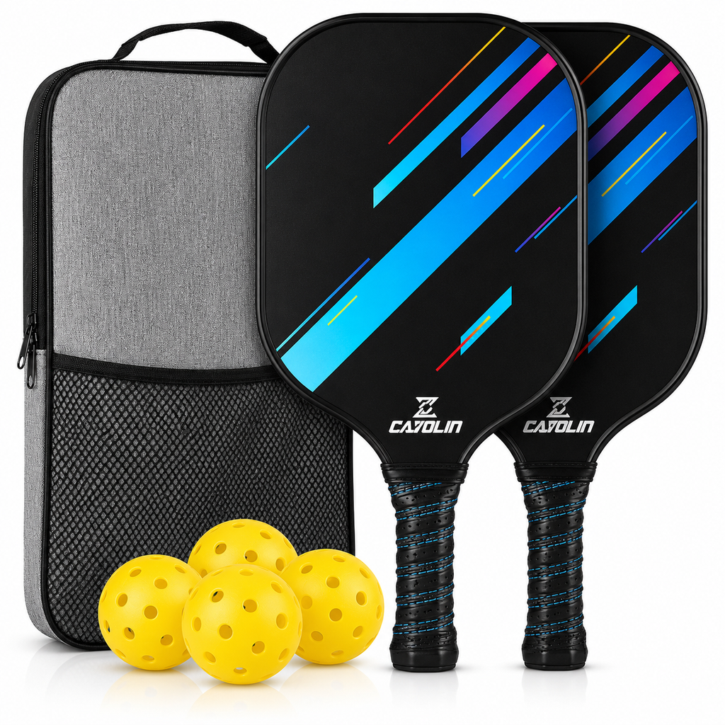 Grafit-paddelsæt til pickleball — let ramme, præcis kontrol
