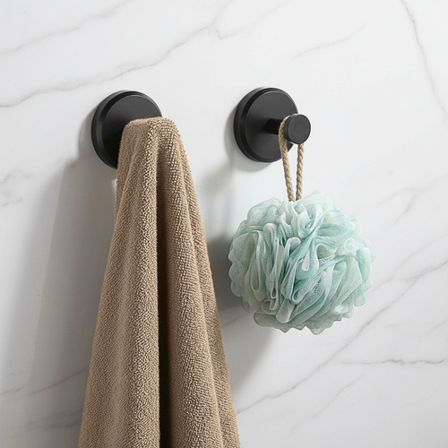 4 Pack Self Adhesive Hooks With Suction Cups Stainless Steel For Bathroom And Kitchen