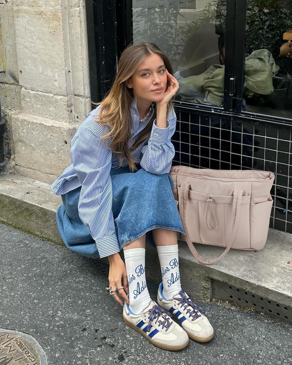 Puffer-taske med 20 l kapacitet — laptoprum og kopholder