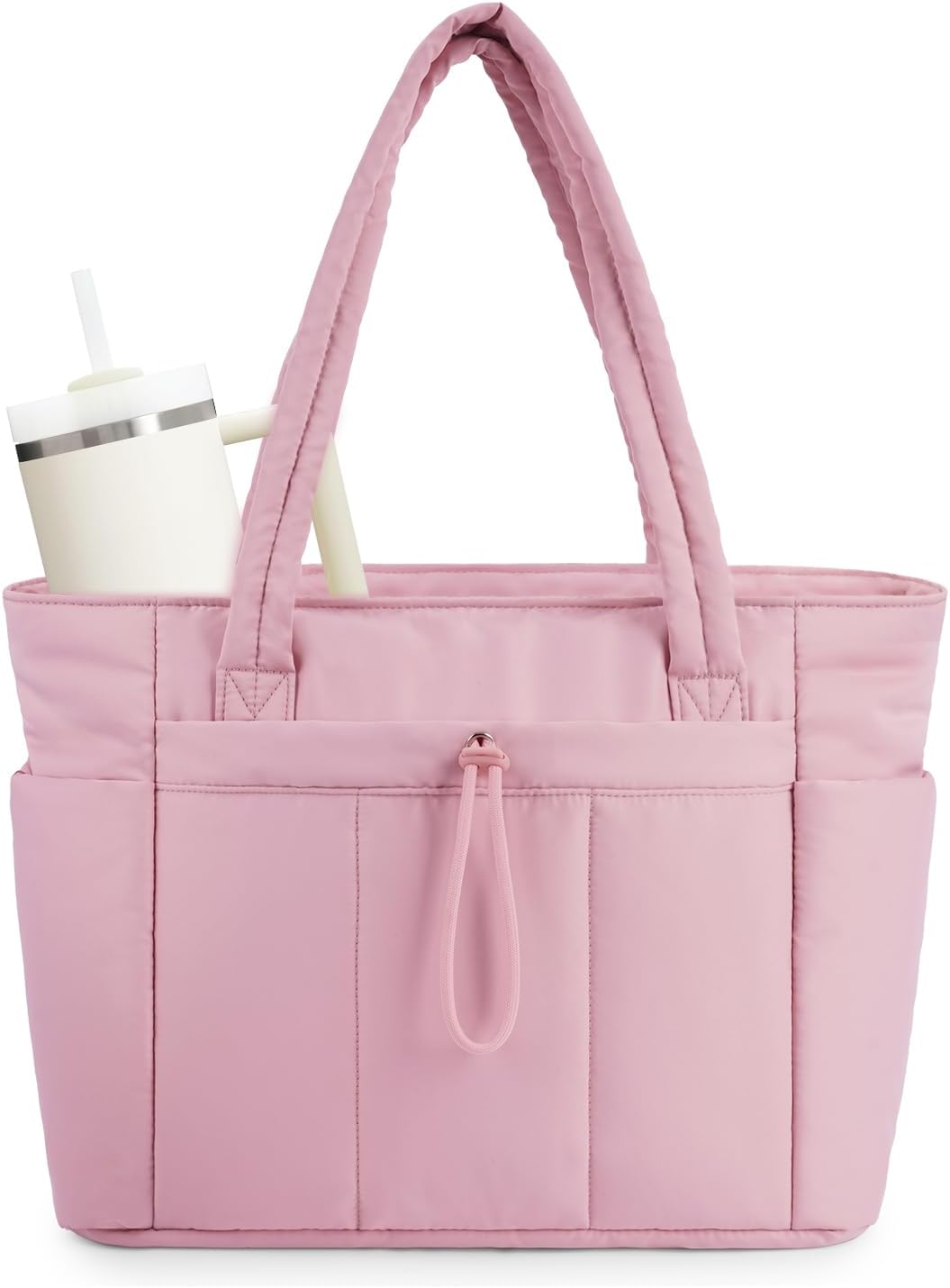Puffer-taske med 20 l kapacitet — laptoprum og kopholder