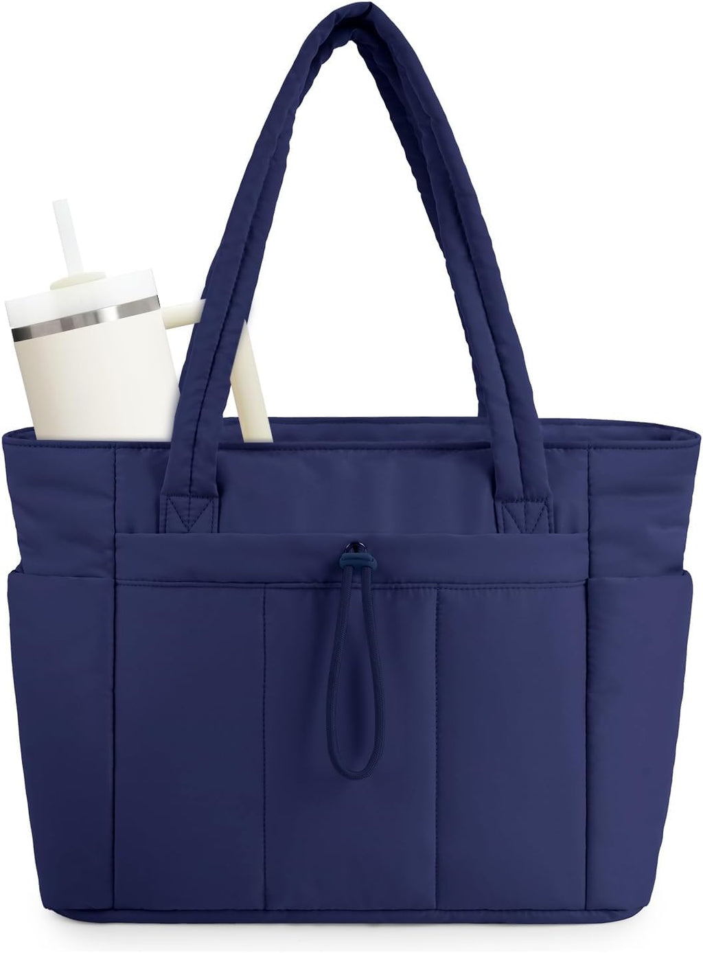 Puffer-taske med 20 l kapacitet — laptoprum og kopholder