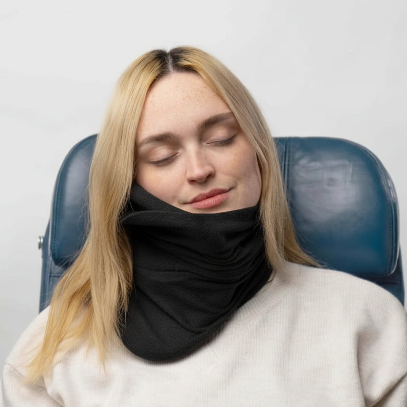 Cozy Voyage puha nyaktámaszos utazópárna — kompakt forma, alkalmazkodó párnázás