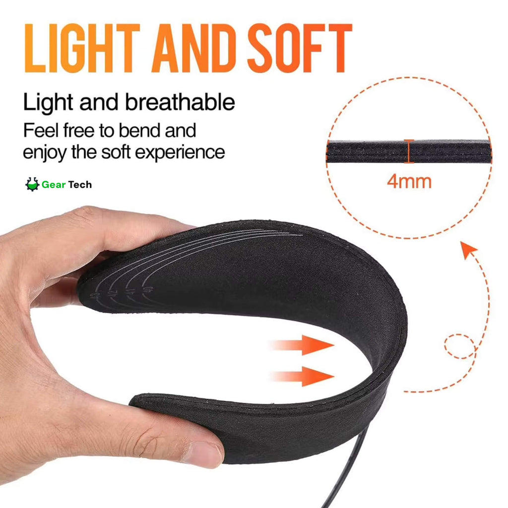 Rechargeable USB Heated Insoles For Work Shoes And Boots