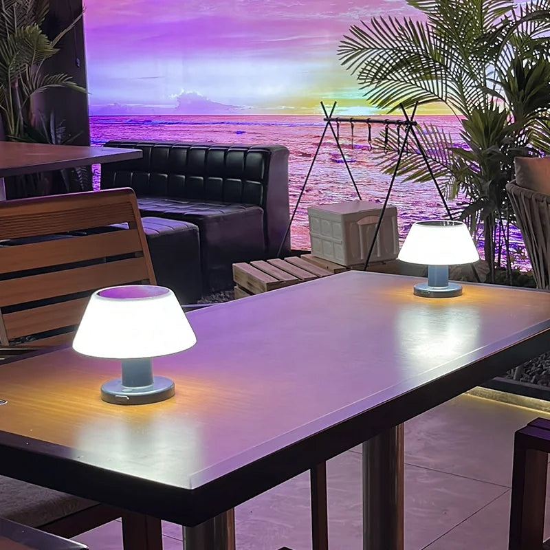 Nyra Wireless Lamp With LED Lighting And Rechargeable Ambient Light For Indoor And Outdoor Use