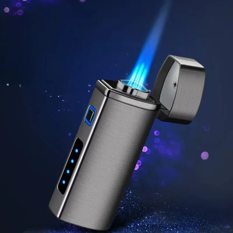 Genopladelig lighter – treflammet jetflamme, berøringsaktivering