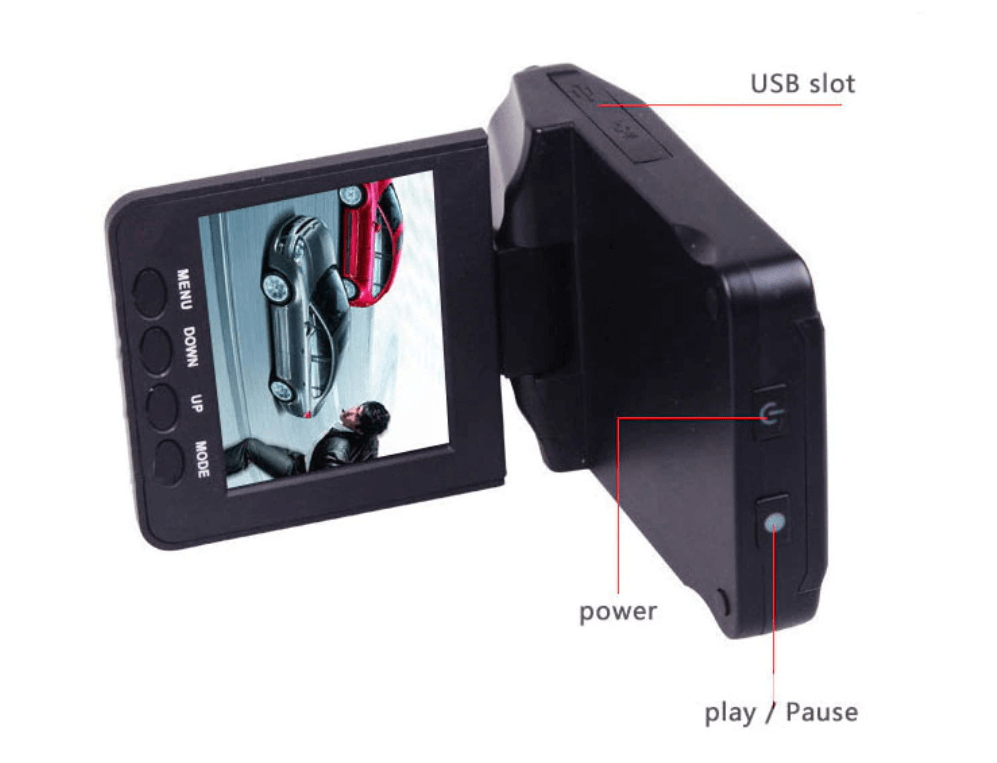 Autokamera s rozlišením 1080P a nočním viděním, videorekordér