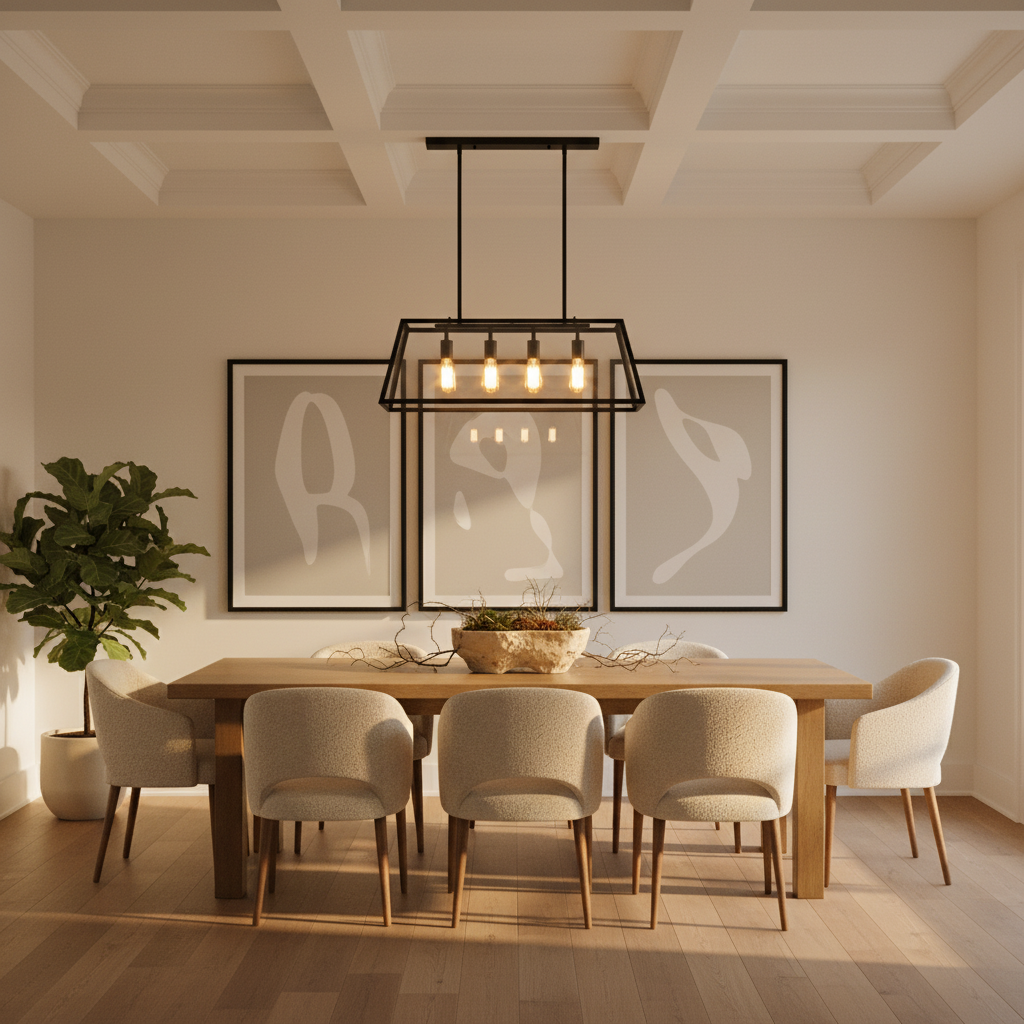 Astra Black Glass Pendant Light For Kitchen Sleek Industrial Style Ceiling Fixture