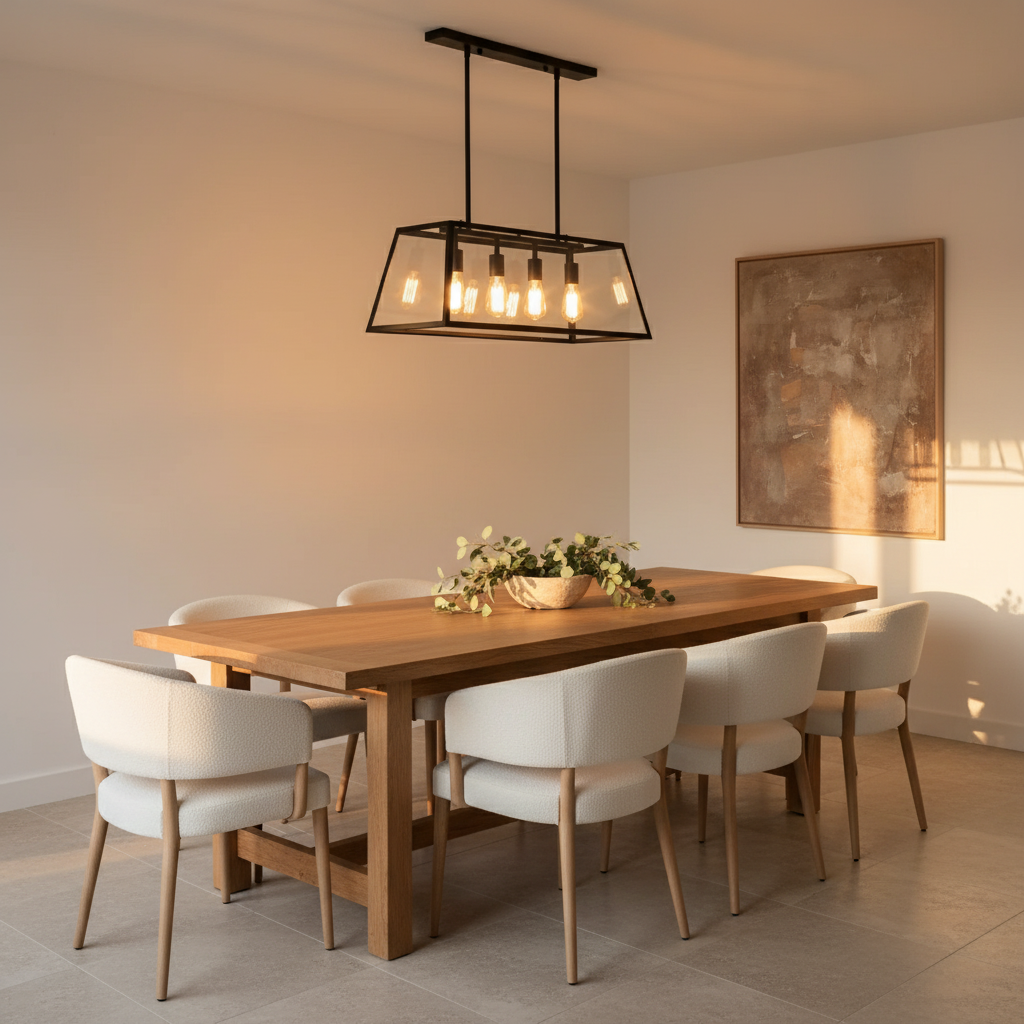 Astra Black Glass Pendant Light For Kitchen Sleek Industrial Style Ceiling Fixture