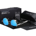 Runde Steampunk-Sonnenbrille - Polarisierte Gläser, Vintage-Stil