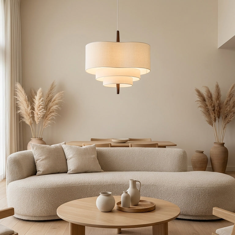 Nordluma Organic Ceiling Lamp With Scandinavian Design For Modern Interiors And Living Spaces