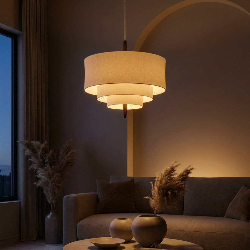 Nordluma Organic Ceiling Lamp With Scandinavian Design For Modern Interiors And Living Spaces
