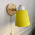 Rotatable Wall Lamp With Wood And Metal, E27 Reading Light, Scandinavian Style