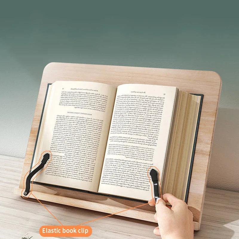 Adjustable Pine Wood Book Stand For Easy Reading In Any Room