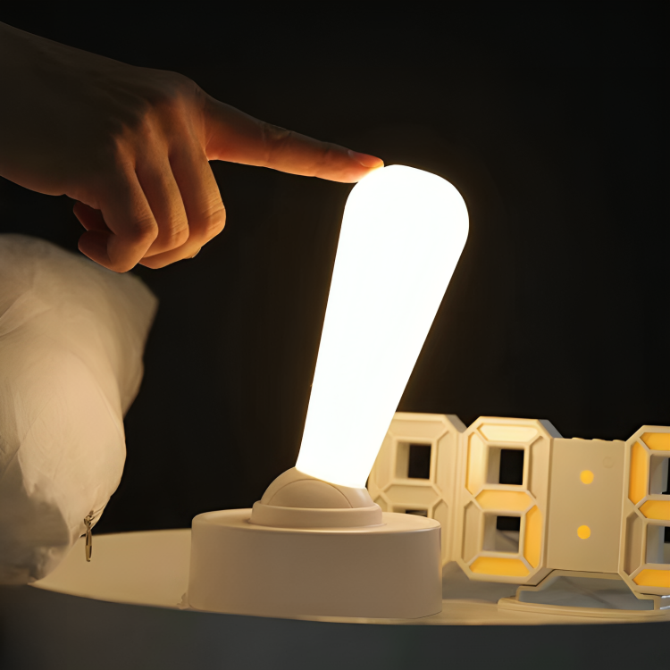 Lampada da tavolo e da terra a LED ricaricabile GlowDo — Dimmerazione continua, moderno design a joystick