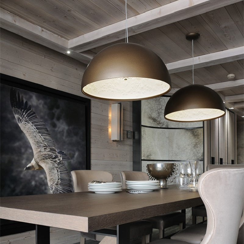 Solara Ember Dimmable Led Dining Pendant Light For Dining Rooms Mid Century Style