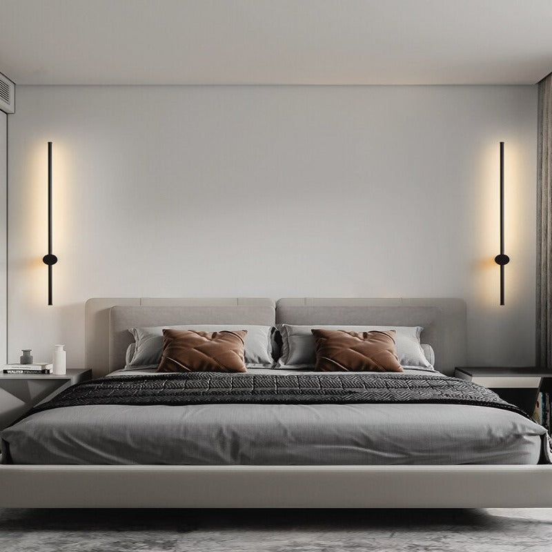 Aurelo Slim Led Wall Light With Gold Finish For Modern Interiors Ideal For Living Rooms And Hallways