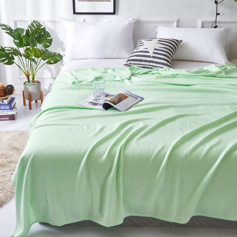 BAMBOOCHILL Lätt bambufiberquilt för sommaren — Andningsbar, mjuk textur