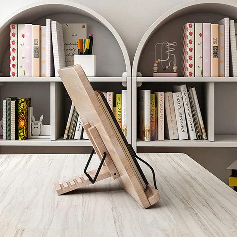 Adjustable Pine Wood Book Stand For Easy Reading In Any Room