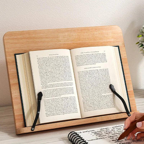 Adjustable Pine Wood Book Stand For Easy Reading In Any Room