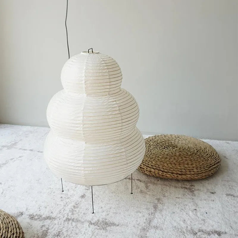 Kairo Desk Lamp With Rice Paper Shade For Warm Ambient Light And A Three Setting Dimmer